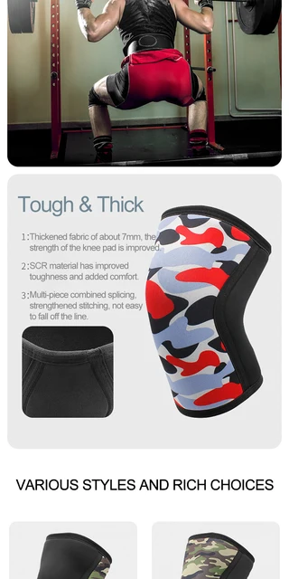 Ginocchiere Da 7mm In Neoprene - Supporto Per Sollevamento Pesi E Sport | 5 Taglie - Foto 10