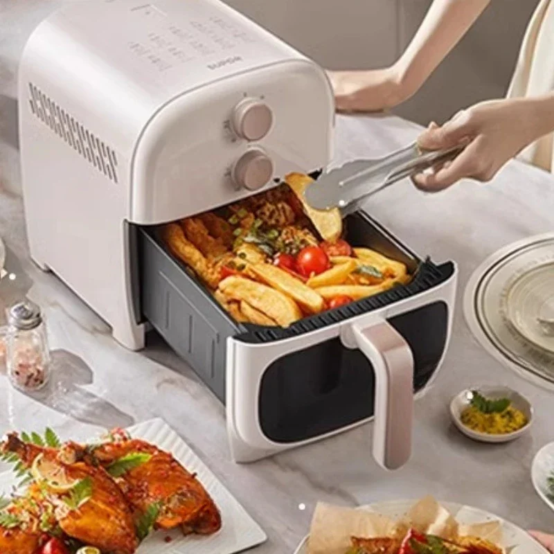 Home Air Fryer, Visible No-Flip Smart Electric Fryer, Large Capacity Oven All-in-One Cooker, High Temperature Frying Bakeware