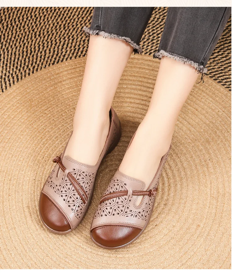 Women Ballet Flat Shoes Fashion Women Casual Shoes Breathable Women's Loafers Shallow Comfort Mom Shoes Ladies Zapatillas Mujer