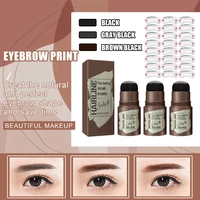 Eyebrow Powder Hairline Shadow Powder Eyebrow Stencil Kit Modified Hair Edge Filled Forehead Waterproof Long Lasting Cosmetics 1