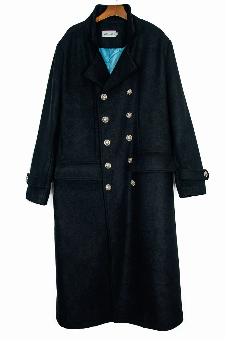 YANGHAOYUSONG Homemade Fantastic Beasts and Where to Find Them 2 Black Wool Coat