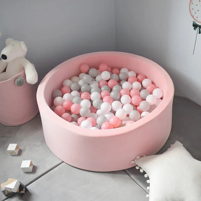 Detachable children's ocean ball pool home foldable indoor sponge fence baby playground