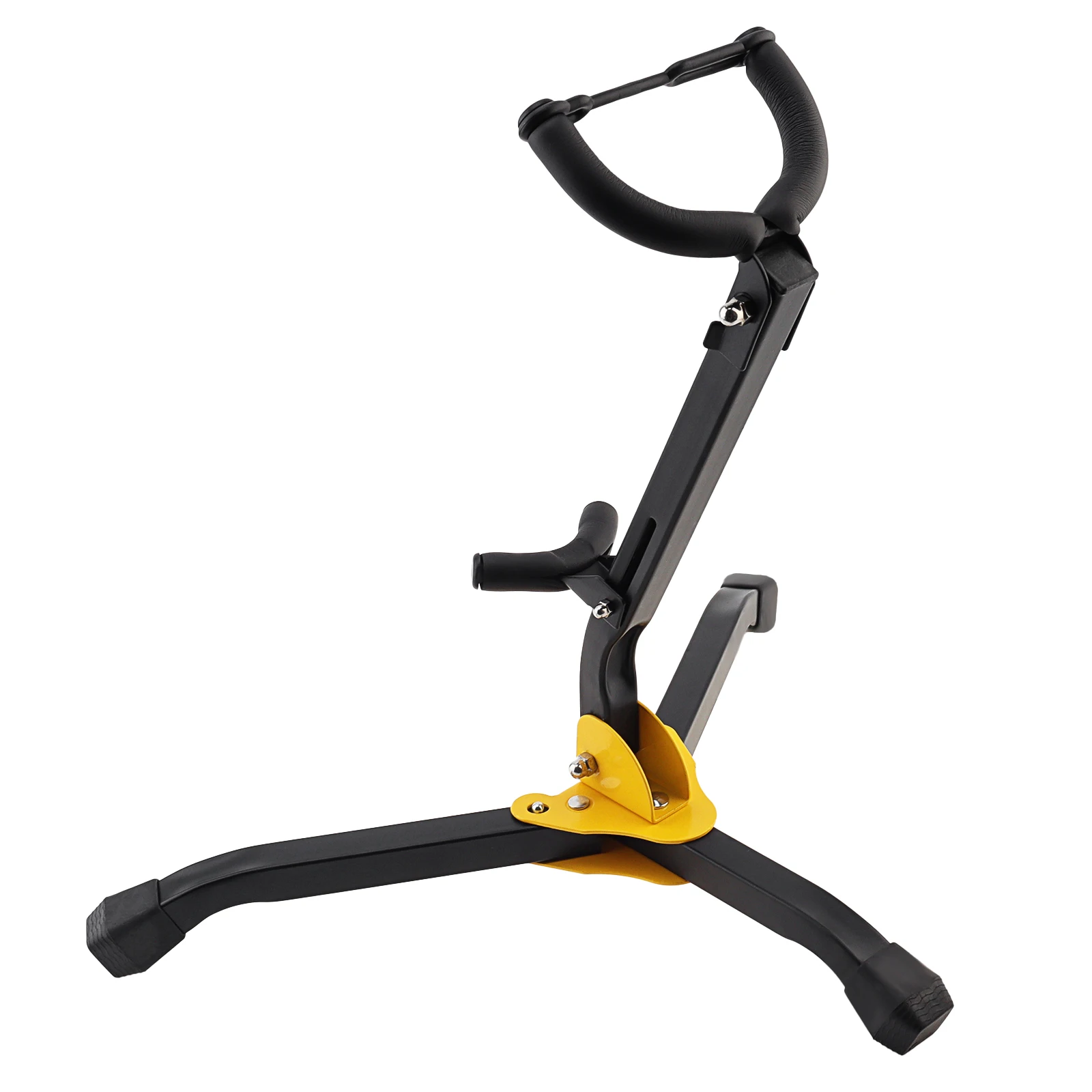 Saxophone Stand Alto Tenor Saxophone Stand Metal Foldable Sax Holder Saxophone Stand Tripod Musical Instrument Accessories