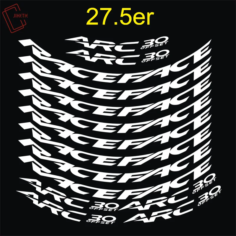 RACEFACE ARC30 vtt jante autocollants vélo roue ensemble décoration décalcomanie vélo accessoires VTT 2 roues/ensemble  18