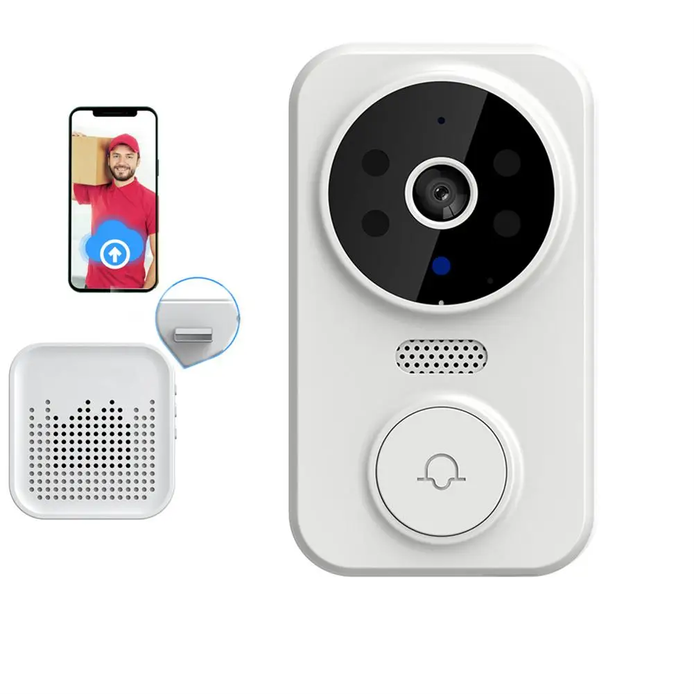 

M8 Smart Visual Doorbell Two-way Intercom Infrared Night Vision Remote Monitoring Security System Wifi Video Door Bell