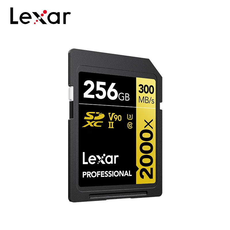 Lexar  SDHC SDXC UHS-II SD ī,  ڿ, ִ 300 MB/s V90 Ŭ SD ī, 2000x, 32GB, 64GB, 128GB, 256GB