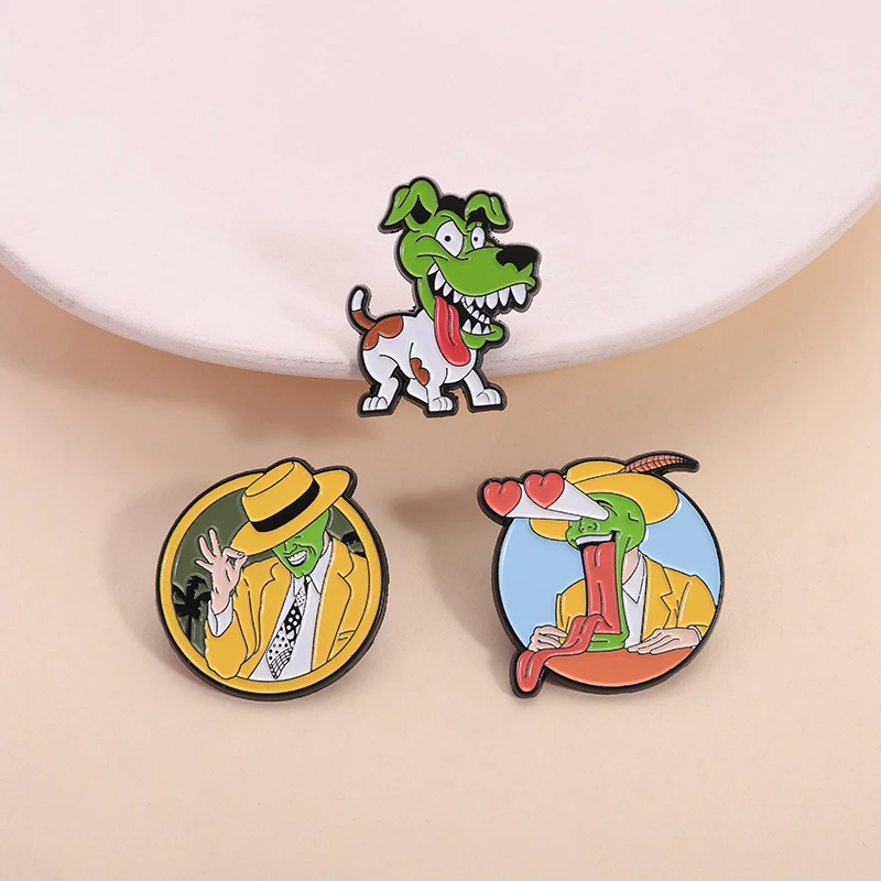 دبابيس/زينة مطاطية مستوحاة من فيلم القناع (The Mas...