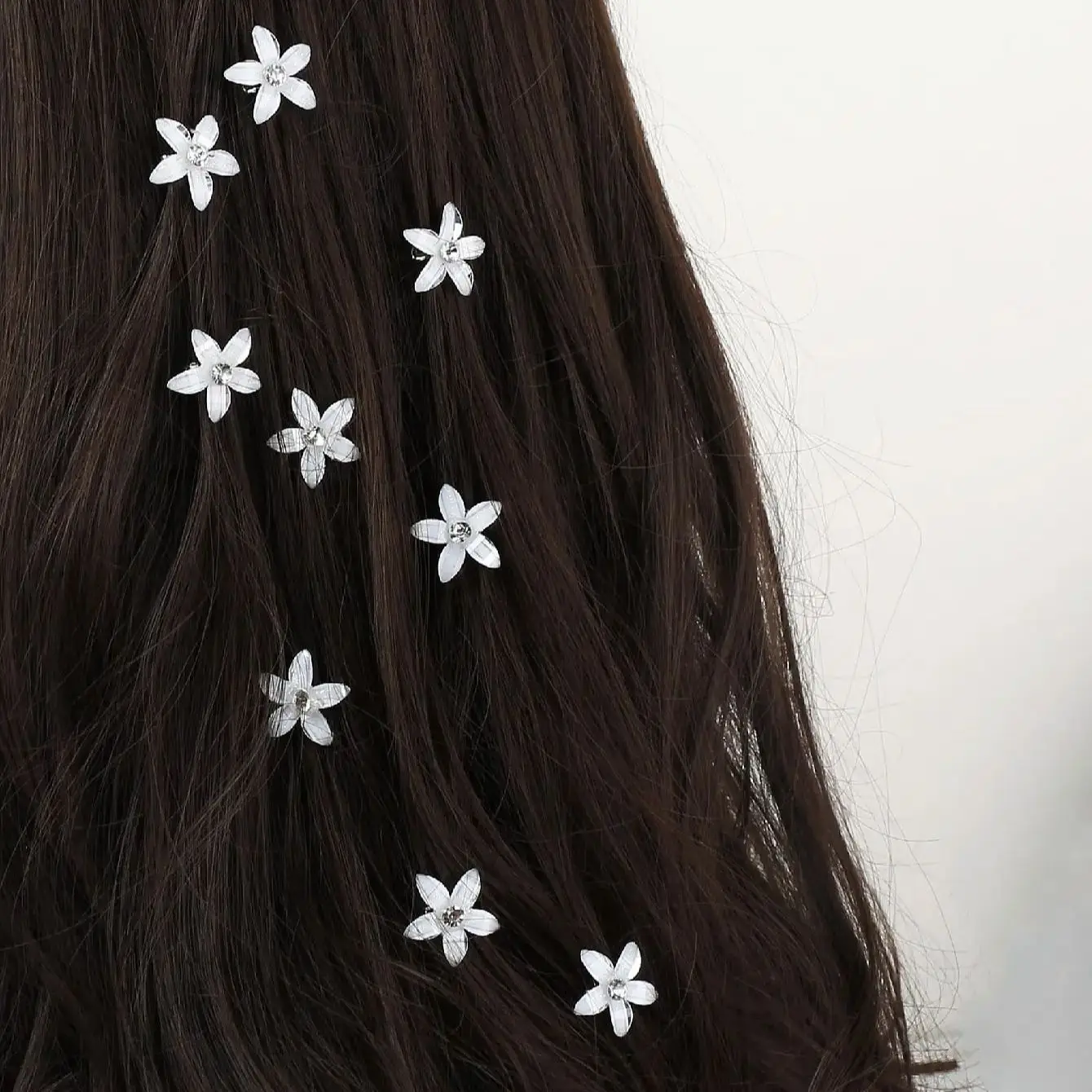 Hair Clip Braided Small Flower Hair Buttons Hairpin For Everyday Styling Suitable For Travel Mini Claw Accessories 10pcs