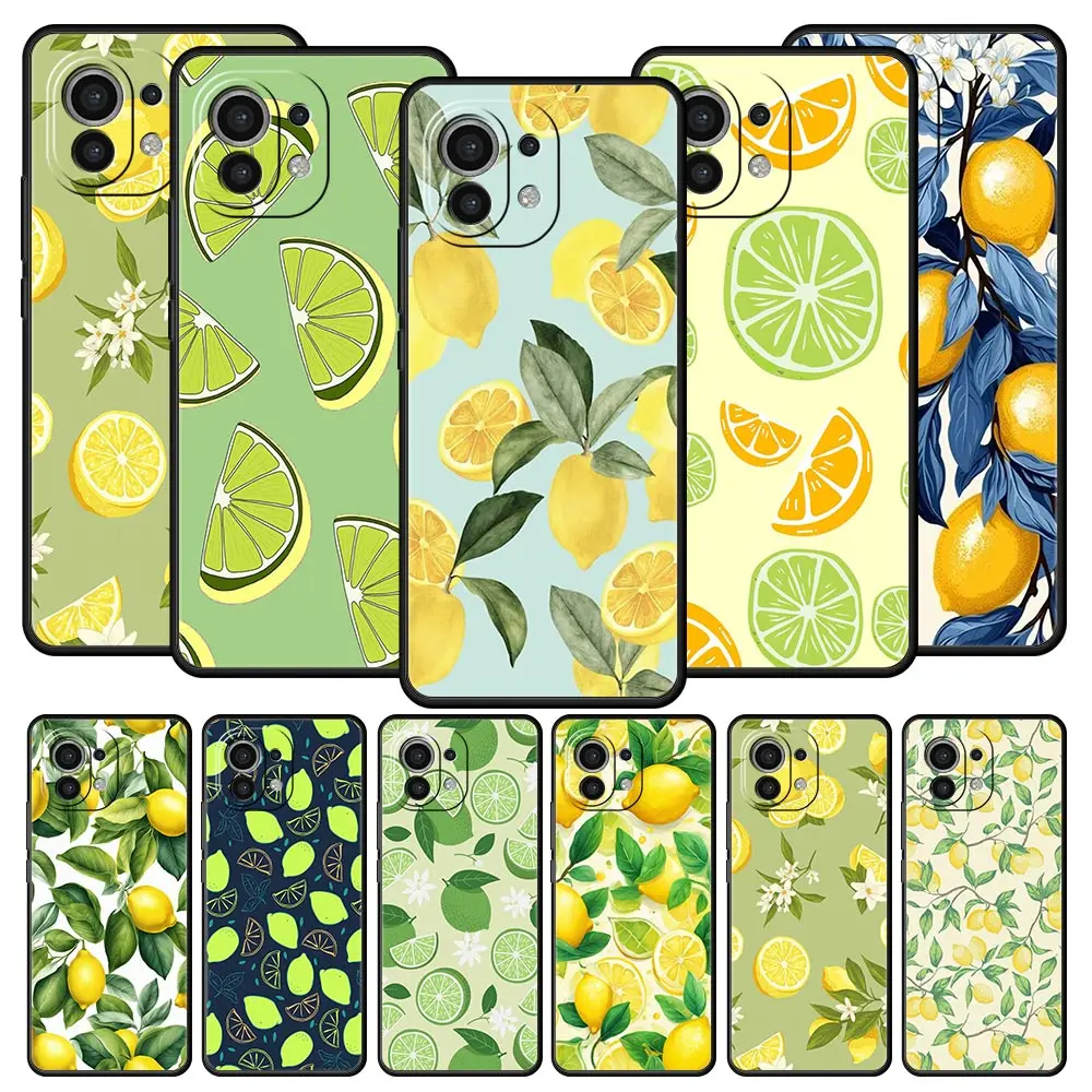 Soft TPU Lemon Fruit Phone Case Cover
