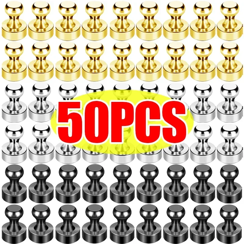 Super Strong Magnetic Pushpins Sucker Thumbtack แม่เหล็ก Push Pins ไวท์บอร์ดตู้เย็นแม่เหล็กสําหรับสํานักงานโรงเรียนขายส่ง 1