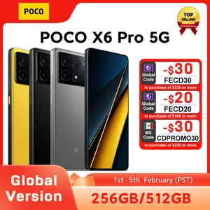 Global Version POCO X6 Pro 5G NFC 8GB 256GB 12GB 512GB Dimensity 8300-Ultra  6.67 AMOLED 64MP Camera with OIS 67W 5000mAh X6Pro - AliExpress
