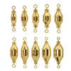 Brass Sinker Fishing Tackle Accessories Anti-Corrision 360 Degree Rotation Two Swivels Copper Weight Down Sinker Incline Surface