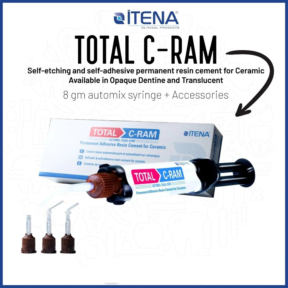 Dentistry Material Itena Total C Ram France Permanent Dental Cement For