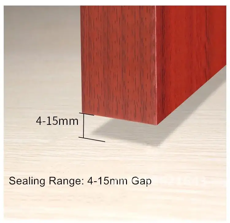 Description Picture 3 of itemDraft Stopper Under Door Sealing Strip Noise Reduction Sound Proof Dust Proof Flexible Bottom Seal Strip Gap