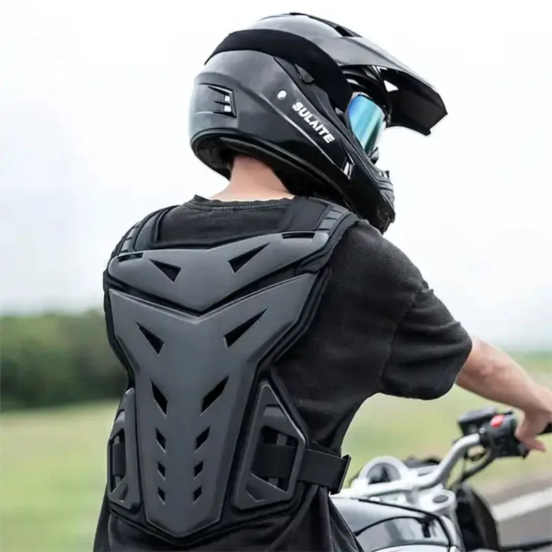 

SULAITE Motocross Body Armor Motorcycle Jacket Motocross Moto Vest Back Chest Protector Off-Road Dirt Bike Protective Gear women