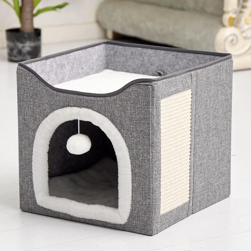 Popular Cat Nest Four Seasons Universal Warm Indoor Foldable Pet Nest view 6