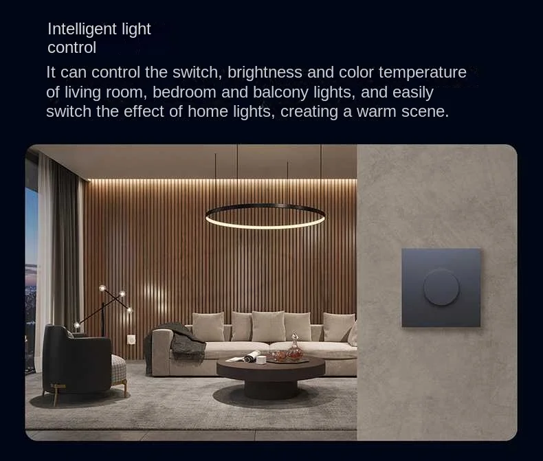 Smart Dimmer Switch H1 Wireless Rotary Switch Intelligent Adjustment Light Brigh