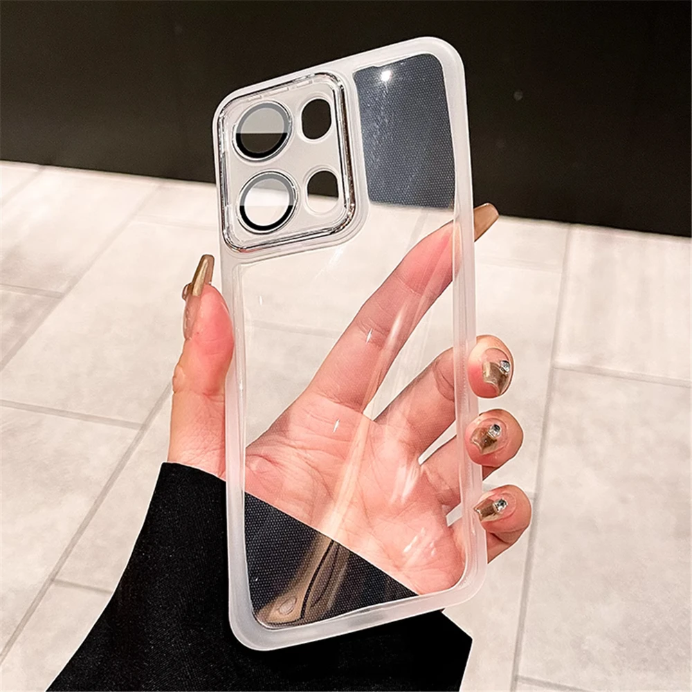 Soft Clear Silicone Case For Xiaomi Redmi Note 14 Pro 5G 4G Note 14 Pro+ Plus 14C 13 13C 14T POCO C65 C75 F6 M6 X7 Pro Cover 4
