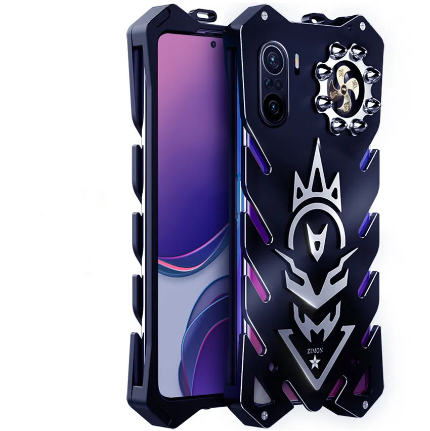 

New Arrival Shockproof Aluminum Metal Armor Case For POCO F3 Thor Heavy Duty Armor For POCO F3 5G Case Cover