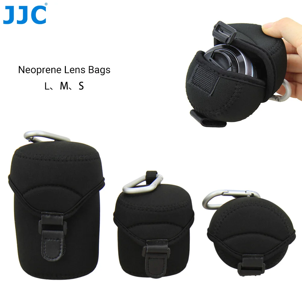 Jjc Deluxe Custodia Per Obiettivo In Neoprene Custodia Per Obiettivo Per Canon Ef-M 18-150Mm 18-55Mm 55-200Mm Sony E 10-18Mm Nikon Mirrorless Camera
