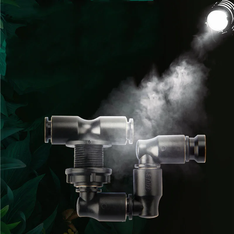 2 Generation Reptiles Fogger Humidifier Rainforest Spraying System Kits High Pressure Silent Pump Fog Machine for Greenhouse