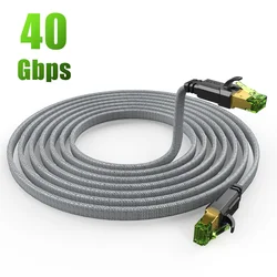 MIZIQIER Ultra-High-Speed Flat Ethernet Cable 40Gbps - 3.3FT-1M-39.3inch (CAT-8 Cable)