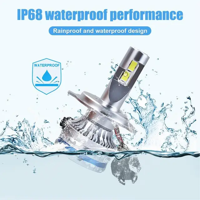 Car Headlight Bulbs LED Headlight Bulbs Car Waterproof Car High Brightness Head Light Bright 120w Car Accessories For Rv Truck 1