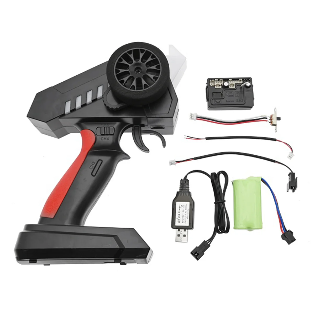 

MN Модель 2,4G пульт дистанционного управления передатчик и приемник ESC 500 мАч аккумулятор для MN D90 M S MN111 WPL Радиоуправляемый автомобиль