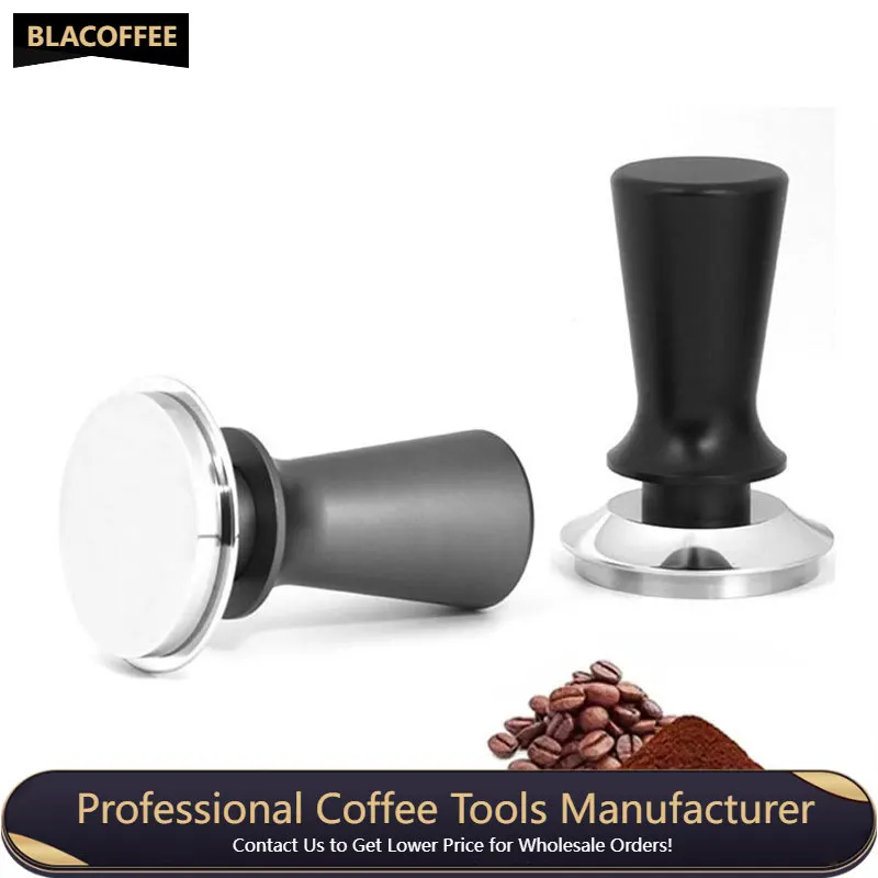 

Coffee Tamper 51/53/58mm Calibrated Pressure Steady Tamper Flat Stainless Steel Espresso Powder Hammer Coffee Accessories