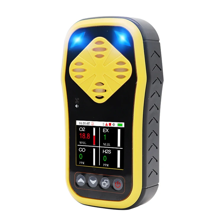

portable 4 in 1 hydrogen oxygen Methane Hydrogen sulfide co gas analyzer price