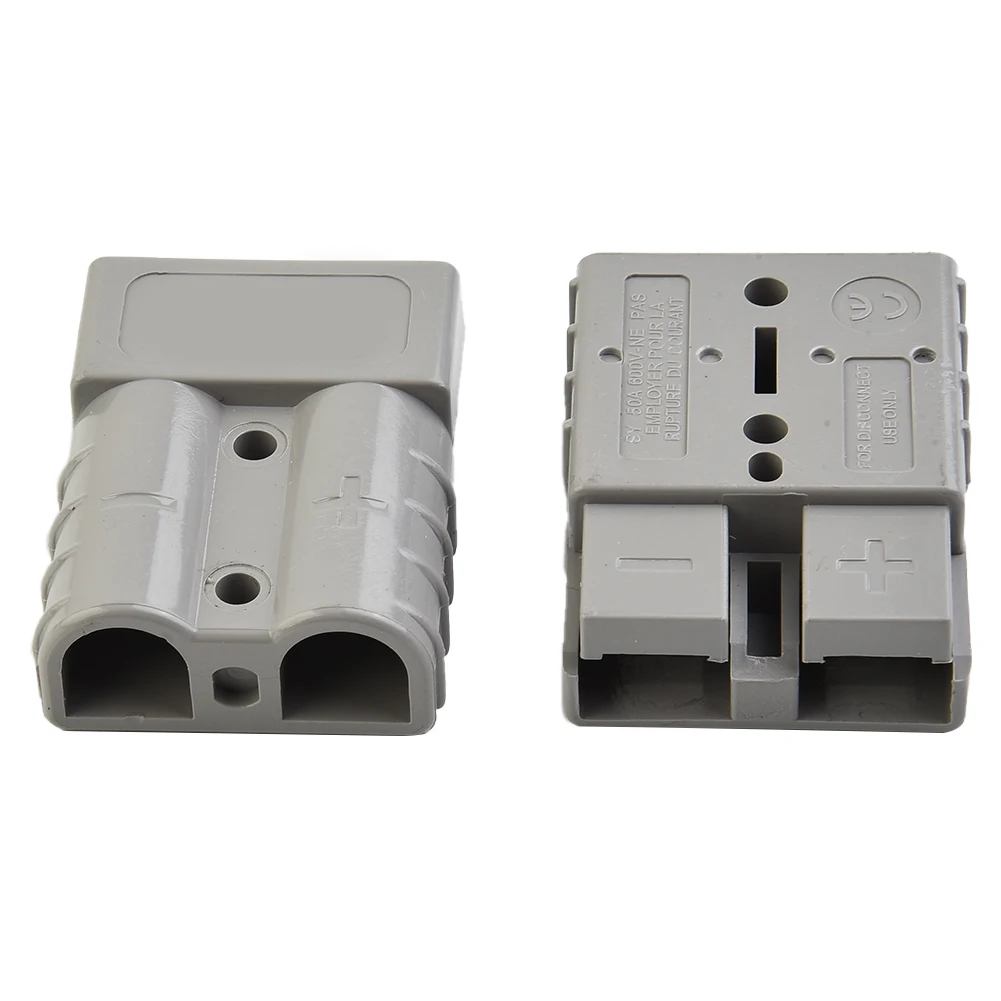 

Wire & Cable Connectors Plug For Anderson 10PCS 2 Stitches 48x37mmx16mm 50 AMP 600V 6AWG Copper Silver Contact