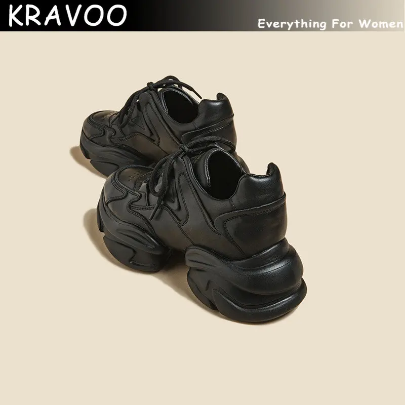 

KRAVOO INS Casual Sneakers Women Women's Sports Shoes for Women 2023 Woman Tennis Female Sneaker Ladies Shoe Spring