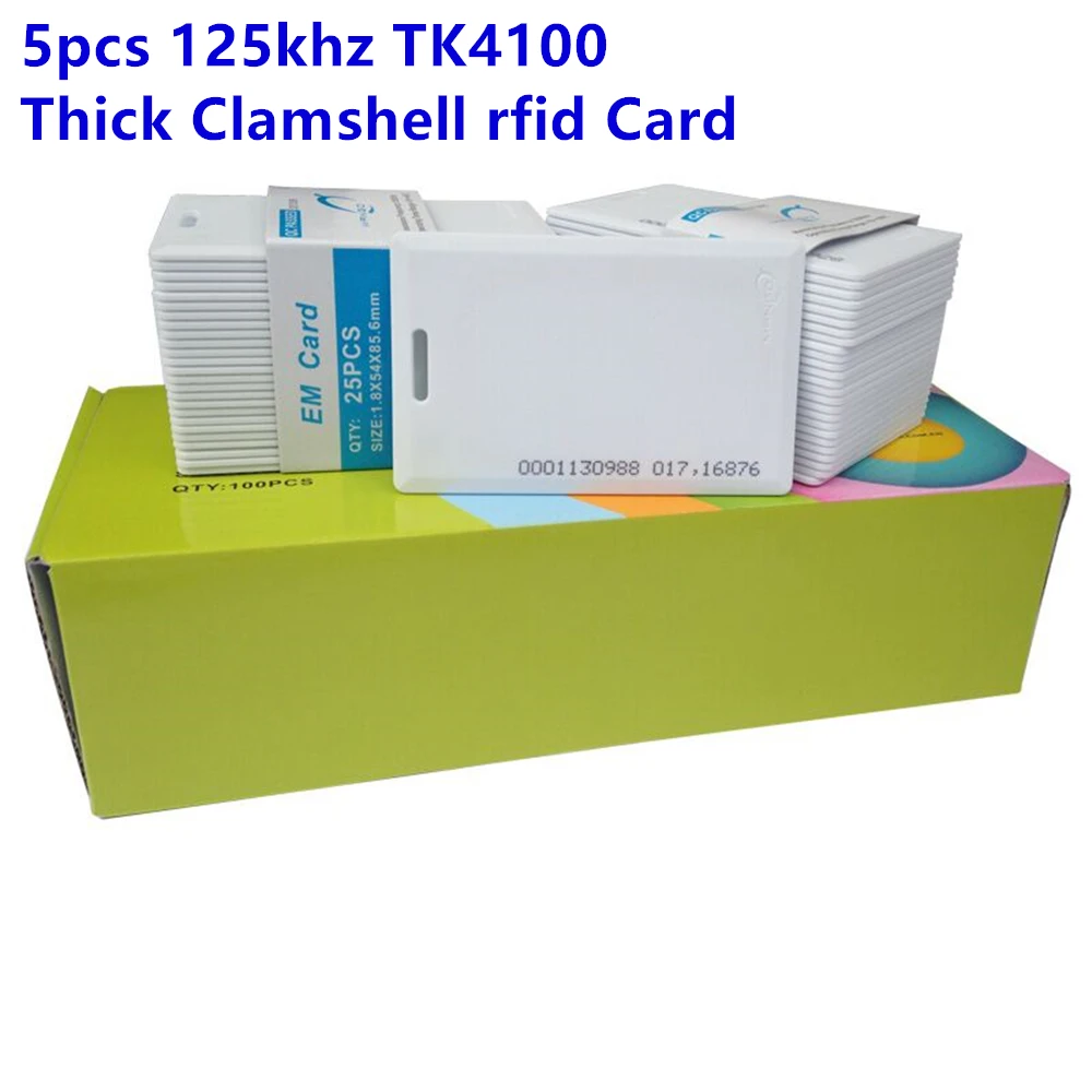 

Карта-раскладушка RFID EM4100 TK4100, 125 кГц, 1,8 мм