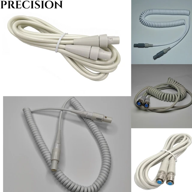 Dental Dental Endoscope Connection Wire Spring Helix 2 Ends 6-pin Plug 5-hole 6-hole Endoscope Handle Dentist Seat Attachment