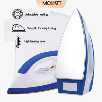 MOCATT Adjustable Temperature Handheld Dry Iron,20 Second Fast Heating Ironing Machine,Fast Wrinkle Removal For Clothes 1