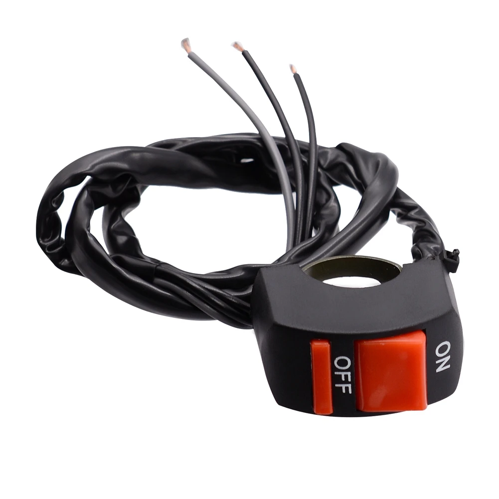 

22mm Motorcycle Switches Bullet Connector Handlebar Switches ON/OFF Button Connector Push Button Switch Motorbike Accessories