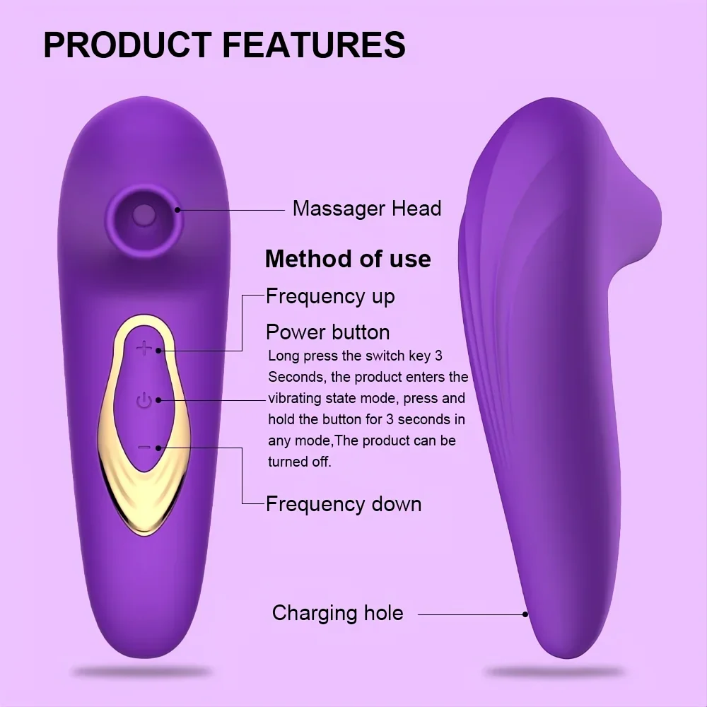 Vibromasseur &Agrave; Succion Injuste Pour Femmes Stimulateur Sexy Vibrators for Women Vibrating Massagers Sex Toys sex toys