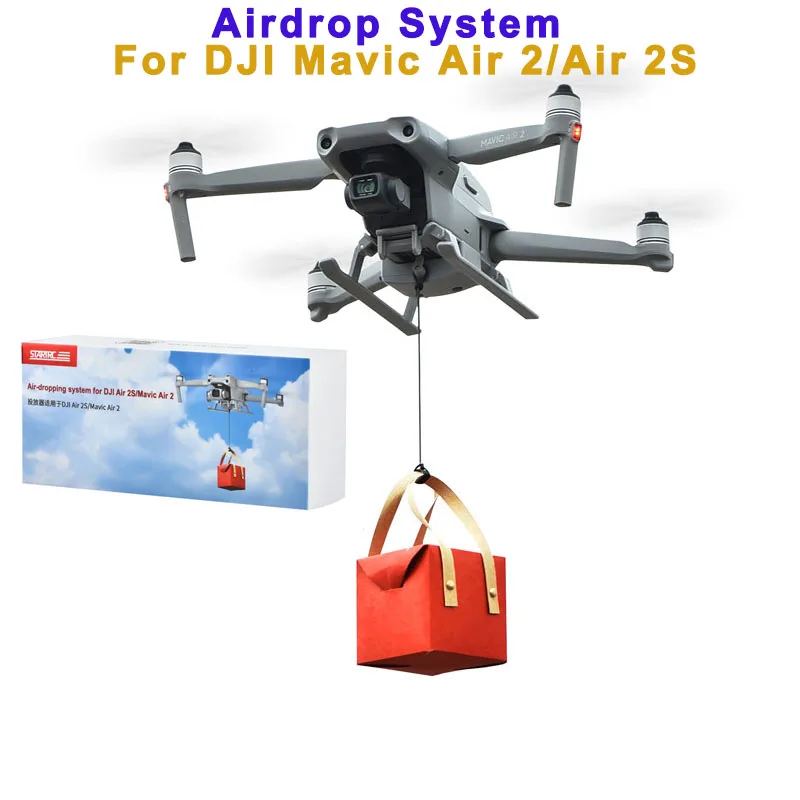 

Для DJI Mavic Air 2/Air 2S Дрон система Airdrop шасси Свадебное предложение устройство для доставки диспенсер устройство для транспортировки