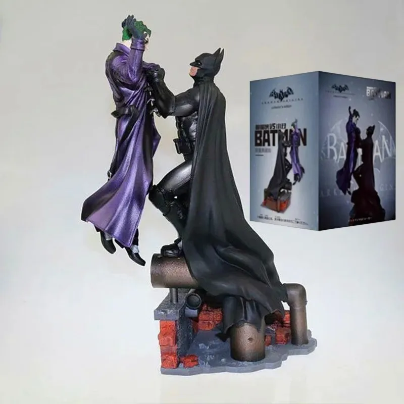 

Batman Vs Joker Statue Action Figure Arkham Model Toys Comic Anime Bruce Wayne Joker Figurine Decoration Model Gift Toy In Stock
