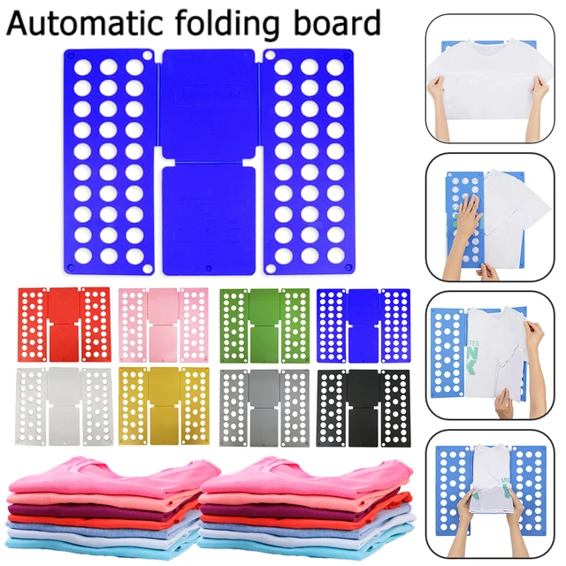 Műanyag Gyors Ruhák Összecsukható Póló Ruhadarabok Mappa Mosodaszervező Könnyű És Gyerekeknek Felnőttek Számára - Image 2