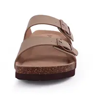 Comwarm Classic Cork Slippers For Women New Fashion Suede Flats Sandals Summer Couple Beach Slides Shoes With Adjustable Buckle - Image 5