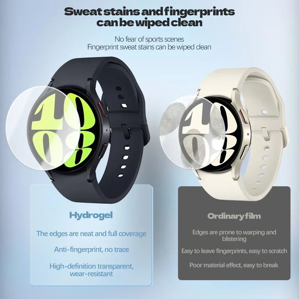 Screen Protector 1-5Pcs For Galaxy Watch 7 40mm 44mm 4 5 6 5Pro 4 Classic 40/42/46/47mm Soft Film