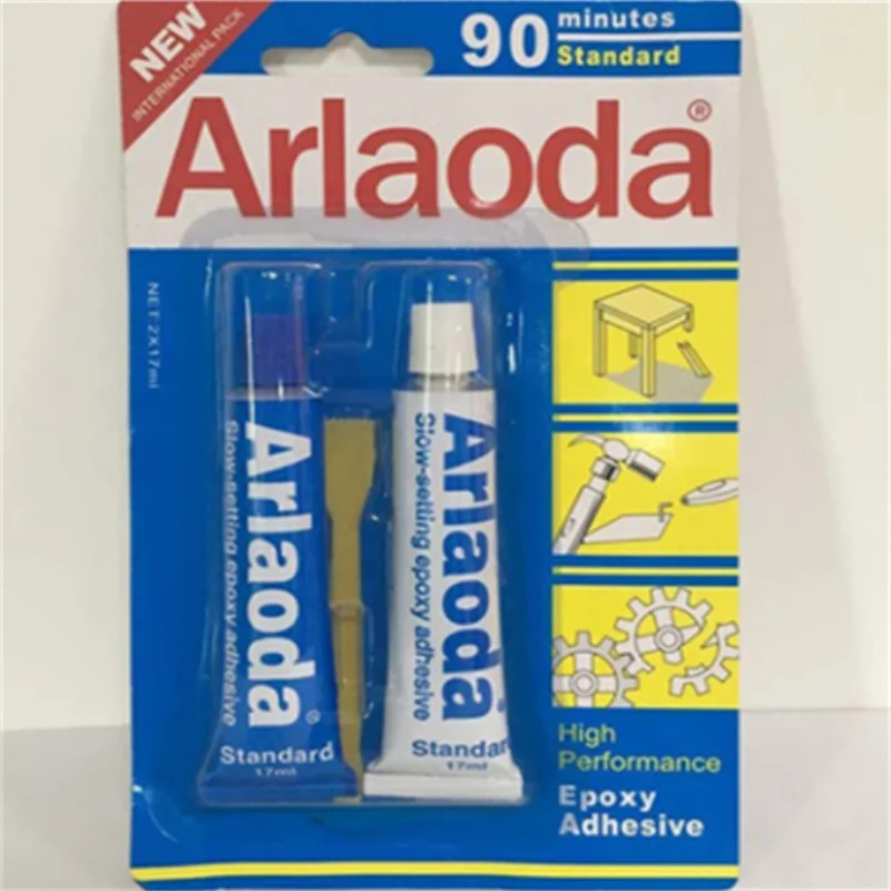 

Araldite Fast-setting epoxy adhesive Jewelry Making Glue Araldite 2pcs/set 5/90 Minutes Ceramic Gems Diamond Metal Stationery