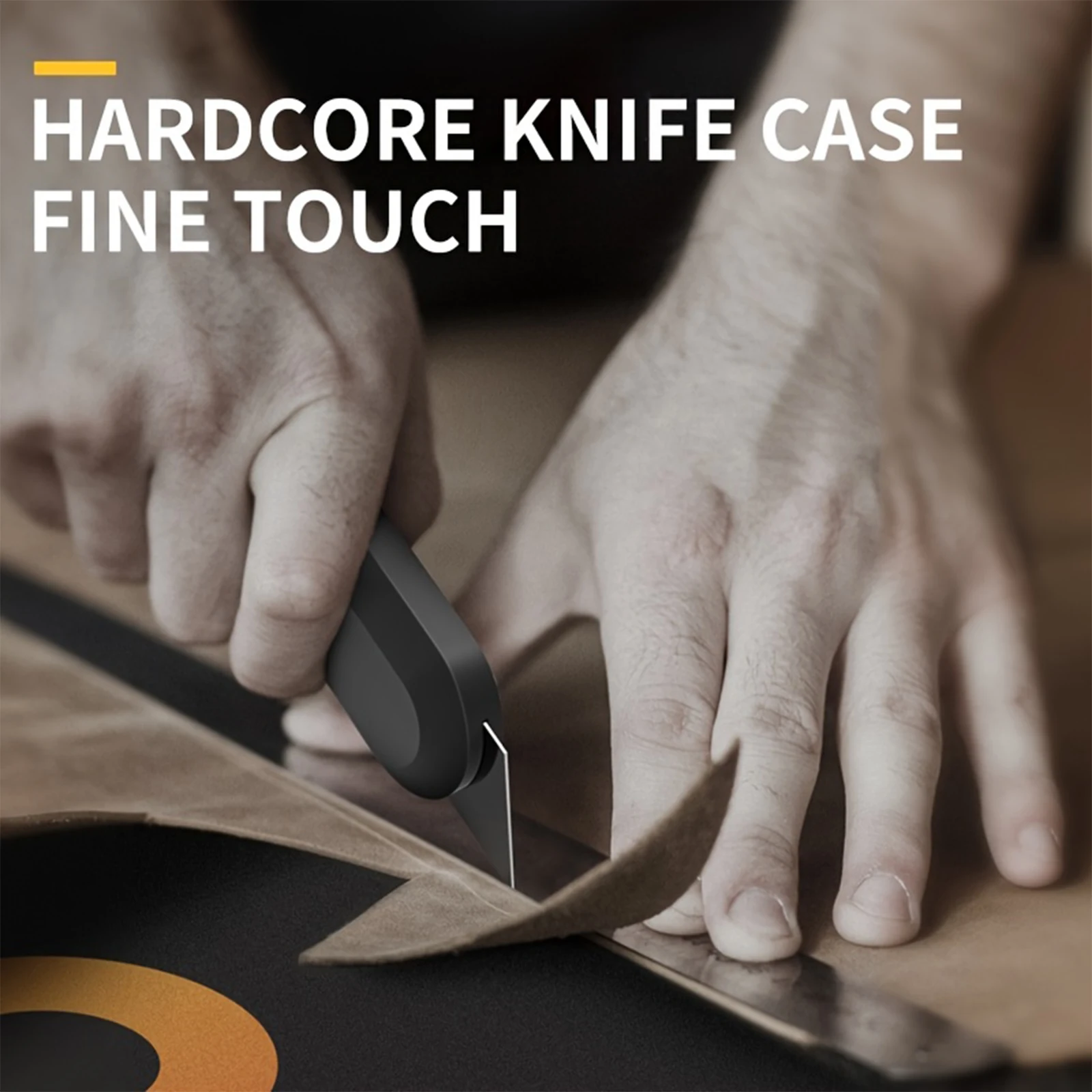 Deli Einziehbares Universalmesser – Tragbarer Box Cutter, Papierschneider für Umschläge, Express-Auspacken und DIY Handwerk