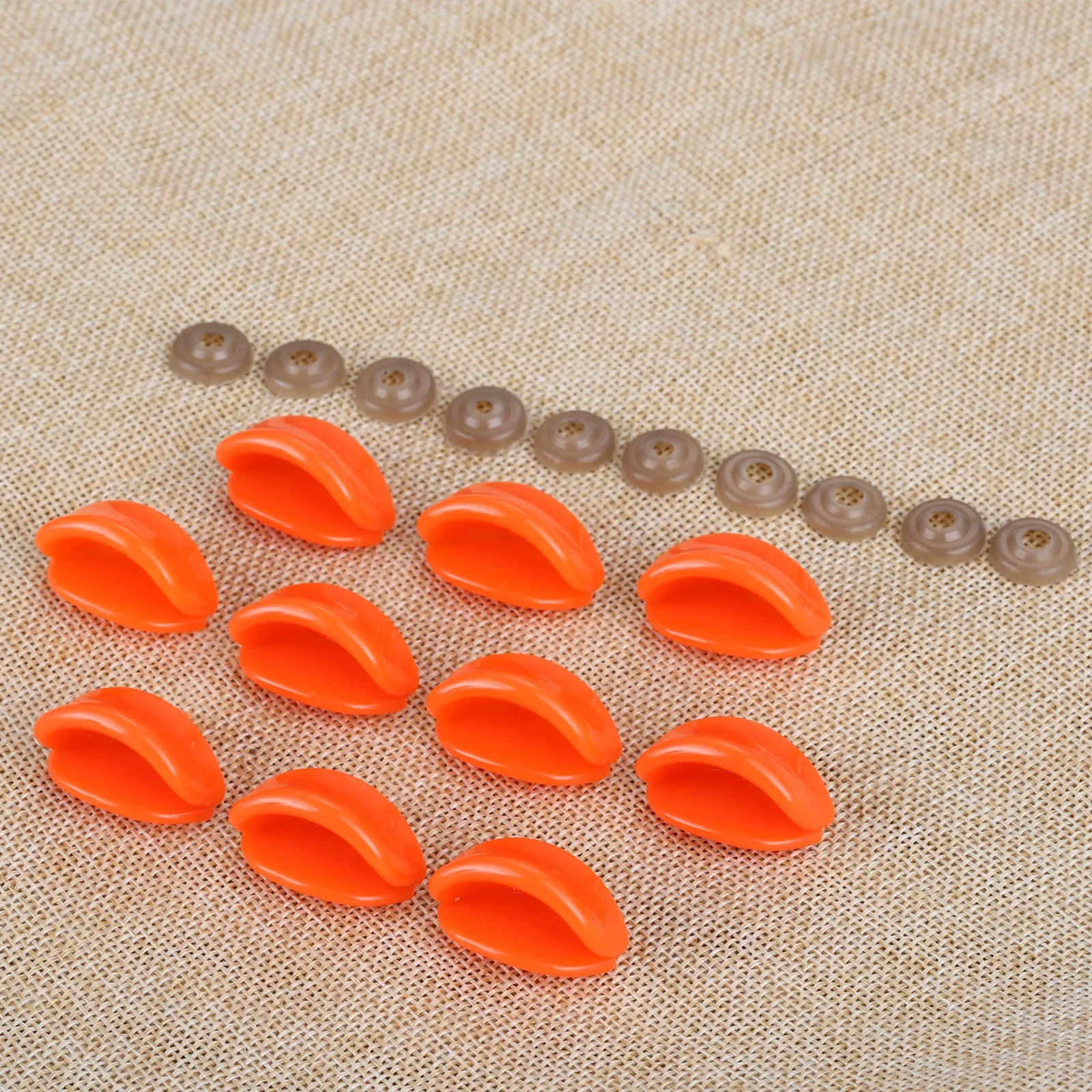 Doll Handmade Accessories 10Sets Duck Mouth Safety Mouth Dolls Toys Making Accessories Stuffed Toys Snap Animal Scrapbooking Puppet Doll Craft Plastic