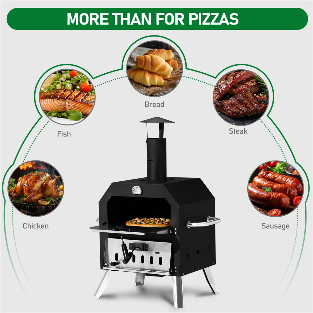 Outdoor Pizza Oven Wood Fired 4