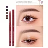 5 Colors Eyeliner Pencil Waterproof Long-lasting Blue Black Brown Easy Wearing Eyeliner Pen 6