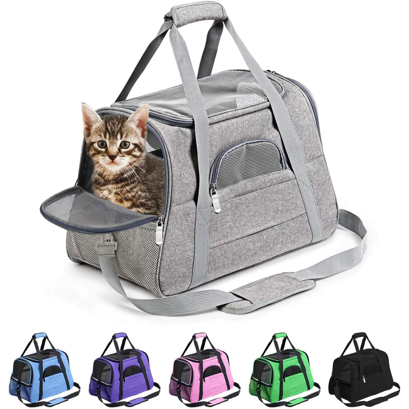 Pet Carrier Airline Approved Softsided Carriers For Dog Cat Portable