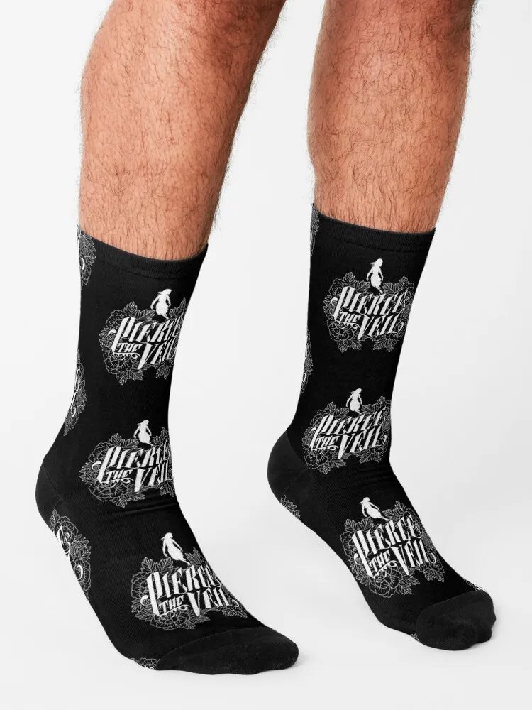 Vintage Pierce The Veil Flower Socks custom socks basketball Cartoon characters socks Man Socks Women's