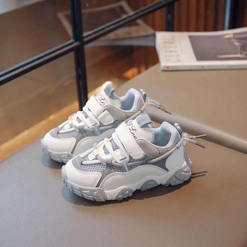 

Детские сетчатые Повседневные кроссовки для девочек и мальчиков, дышащая обувь для бега, Детская уличная обувь, легкая спортивная теннисная обувь, весна-осень